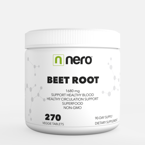 Nero Beet Root, Červená Řepa, 1680 mg, 270 tablet / na 3 měsíce