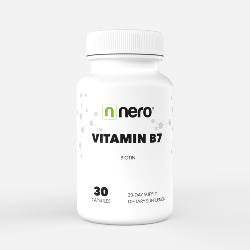 Vitamin B7 Biotin 30 kapslí / na 30 dní, přední strana