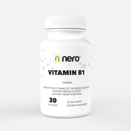 Vitamin B1 Thiamin 100 mg, 30 kapslí / na 30 dní