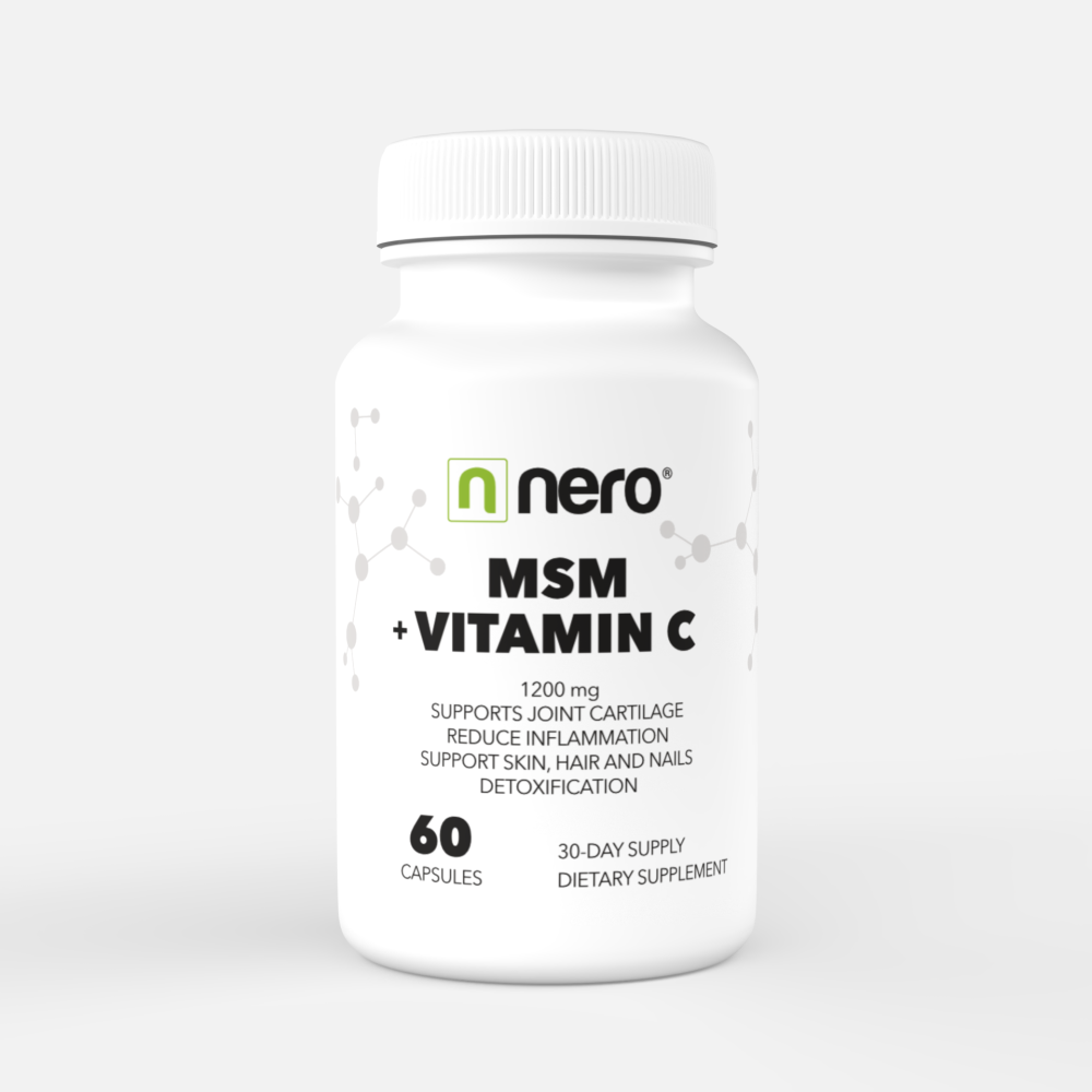 MSM + Vitamín C 60 kapslí / na 30 dní