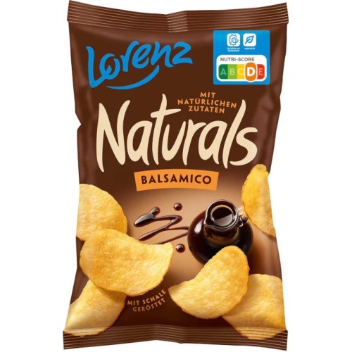 Lorenz Naturals Chips, čipsy s příchutí balzamikového octu, 95g