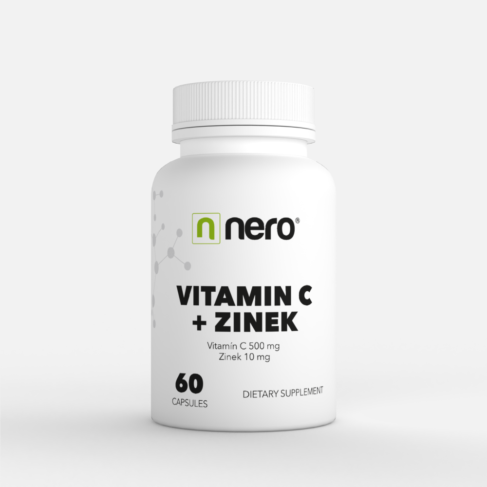 Vitamín C + Zinek 60 kapslí