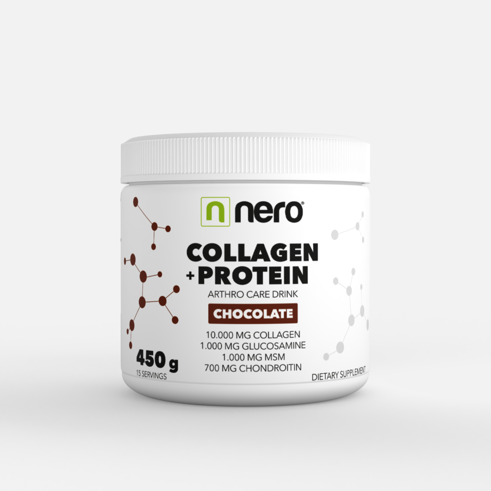 Kolagen + Protein Čokoláda, 450g / 15 porcí, na klouby, vazy, pleť, vlasy