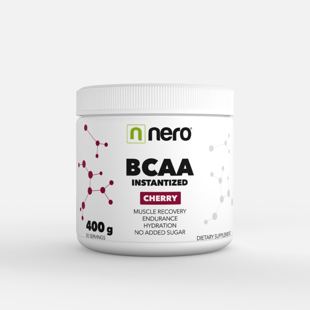 Instantní Aminokyseliny Nero BCAA Třešeň 400 g / 50 porcí pro muže i ženy