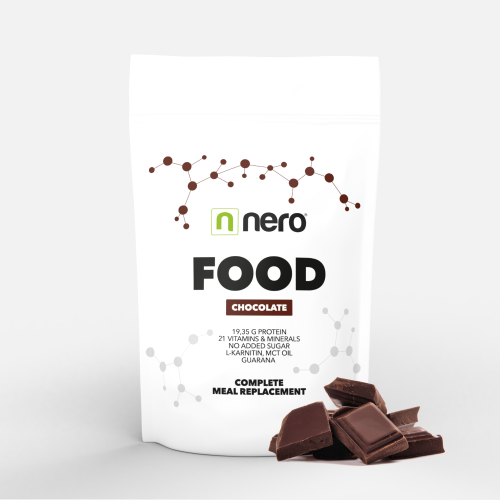 Funkční zdravá strava Nero FOOD Čokoláda, 1kg, 33 porcí