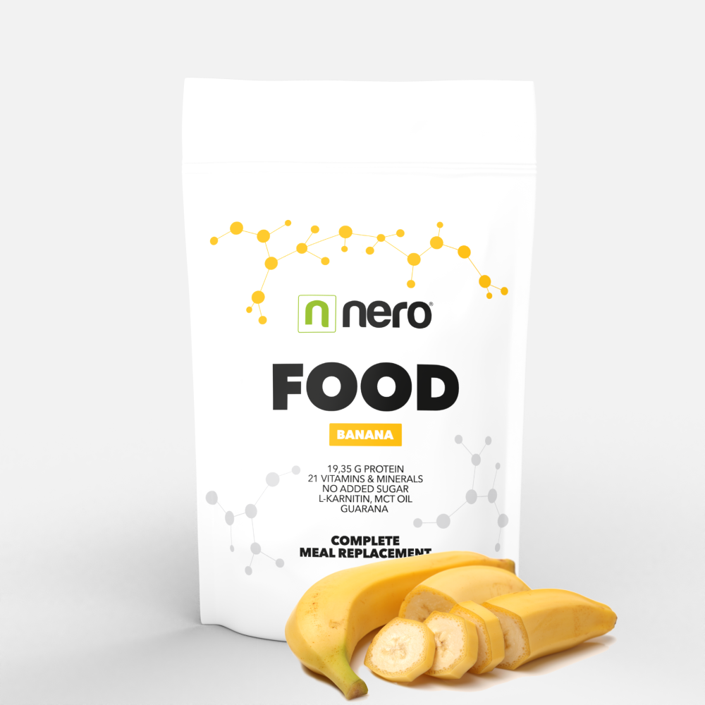 Funkční zdravá strava Nero FOOD Banán, 1kg, 33 porcí