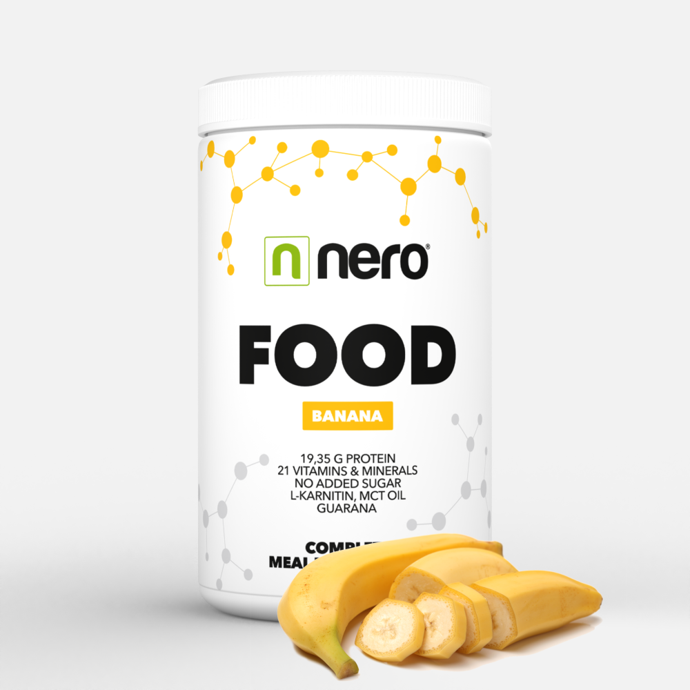 Zdravé dietní jídlo Nero FOOD Banán, 600g, 20 porcí