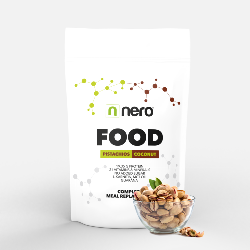 Funkční zdravá strava Nero FOOD Pistácie & Kokos, 1kg, 33 porcí