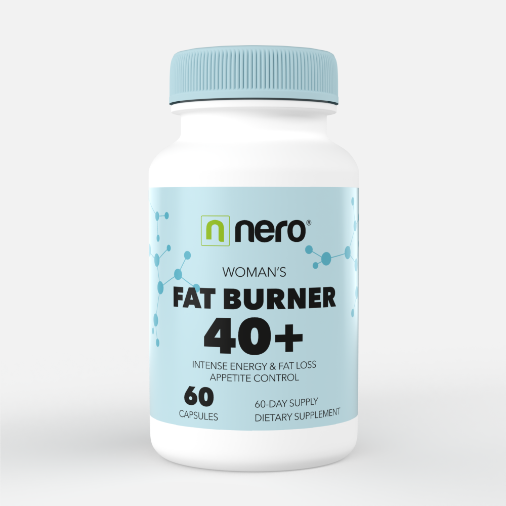 Účinný spalovač tuků pro ženy 40+ Nero FATBURNER - 60 kapslí / na 2 měsíce velice účinný produkt na hubnutí jen pro ženy