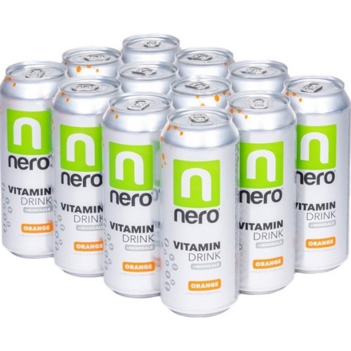 12x Vitamínový nápoj s minerály Nero, pomeranč, 500 ml