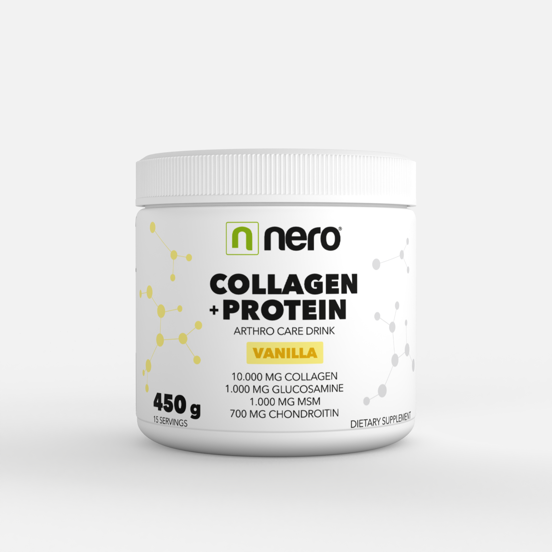 Nero COLLAGEN + PROTEIN Vanilla / Vanilka 450g 8594179510689