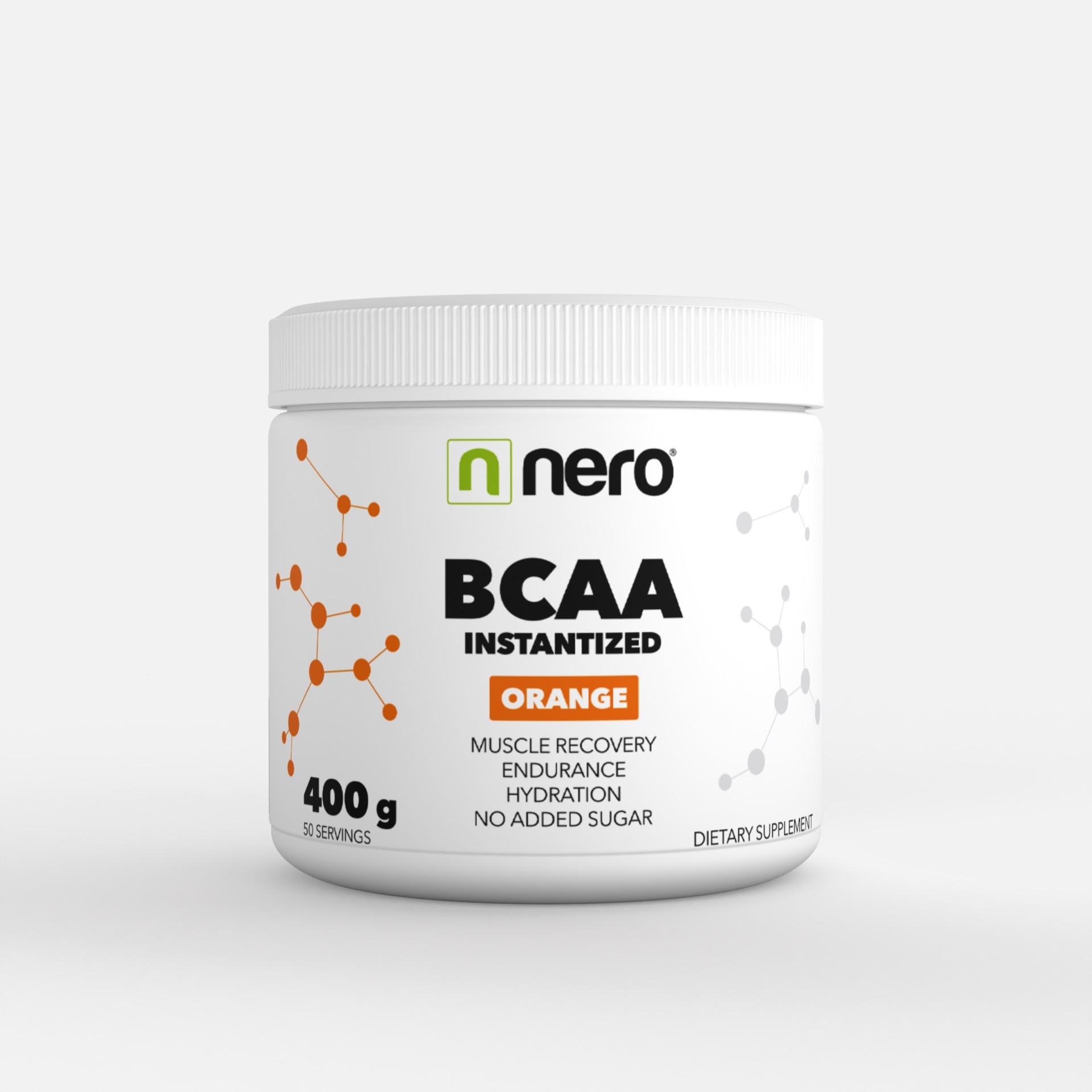 Levně Instantní aminokyseliny Nero BCAA Pomeranč 400 g / 50 porcí